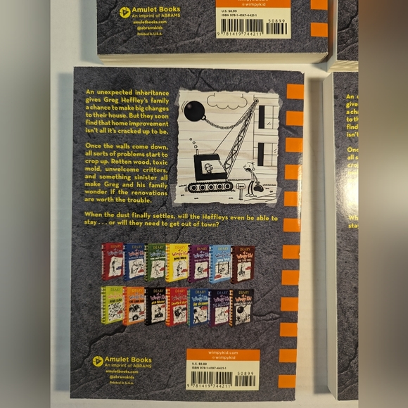 Set of four brand new books Wrecking Ball Diary of a Wimpy Kid Book 14 Kinney - Picture 3 of 10